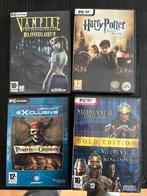 Pc games pakket van 4. Pirates, harry potter, vampire, medie, Spelcomputers en Games, Games | Pc, Gebruikt, 1 speler, Eén computer
