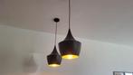 twee hanglampen eetkamertafel, Ophalen, Zo goed als nieuw, Metaal, 50 tot 75 cm