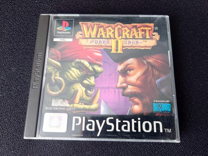 Warcraft II: The Dark Saga - PlayStation Ps1 PAL CIB, Spelcomputers en Games, Games | Sony PlayStation 1, Gebruikt, Strategie en Constructie