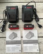 2x Bosch AL 1820 CV + Accu's 14,4V Compact, Ophalen of Verzenden, Gebruikt