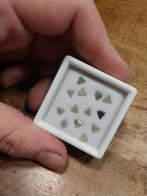 13 mooie diamant slices edelsmid, Sieraden, Tassen en Uiterlijk, Ophalen of Verzenden, Zo goed als nieuw