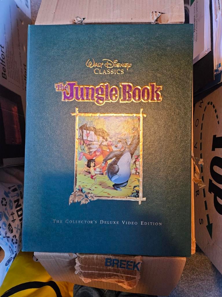 Disney Jungle Book Deluxe Collectors Video Edition., Ophalen of Verzenden, Zo goed als nieuw, Film, Overige typen