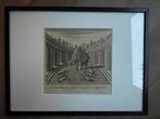 UNIEK !! - 1764 De koning op een Olifant S U P E R - B, Antiek en Kunst, Kunst | Etsen en Gravures, Ophalen of Verzenden