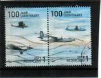 100 jaar luchtvaart., Postzegels en Munten, Postzegels | Nederland, Ophalen of Verzenden, Na 1940, Gestempeld