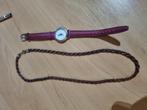 Ketting en horloge bijna gratis, Ophalen of Verzenden, Zo goed als nieuw, Zilver, Overige materialen