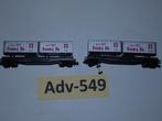 Adv-549 N Spoor Platte Wagons 2354 van Roco, Hobby en Vrije tijd, Modeltreinen | N-Spoor, Gelijkstroom, Wagon, Ophalen of Verzenden