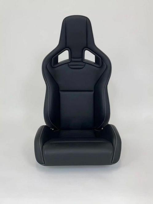 RECARO Sportster CS Leder Zwart Met Wit Stiksel, Auto-onderdelen, Overige Auto-onderdelen, Gebruikt, Ophalen of Verzenden