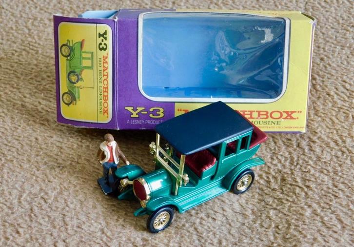 Matchbox 1910 Benz Limousine Y-3, Hobby en Vrije tijd, Modelauto's | 1:50, Zo goed als nieuw, Auto, Matchbox, Ophalen of Verzenden