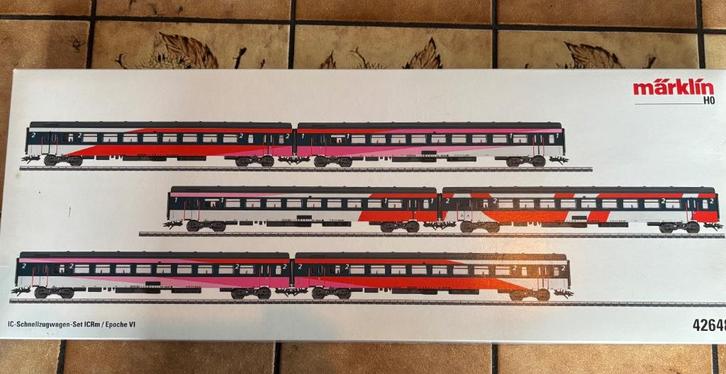 Marklin ICR Prio rijtuigen, Hobby en Vrije tijd, Modeltreinen | H0, Zo goed als nieuw, Wagon, Wisselstroom, Märklin, NS, Ophalen of Verzenden