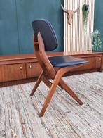 Vintage design Scissor chair v Teeffelen Zwarte stoel jr 60