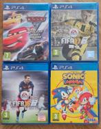 PS4 games Fif16, Fifa 17, Sonic Mania & Cars 3, Spelcomputers en Games, Games | Sony PlayStation 4, Ophalen of Verzenden, Zo goed als nieuw