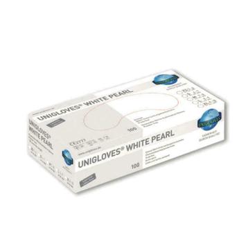 Unigloves nitrile handschoenen WHITE Pearl - wit, S, small beschikbaar voor biedingen