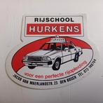 Leuke oude sticker.  Rijschool HURKENS. Den Bosch., Ophalen of Verzenden, Zo goed als nieuw, Overige typen