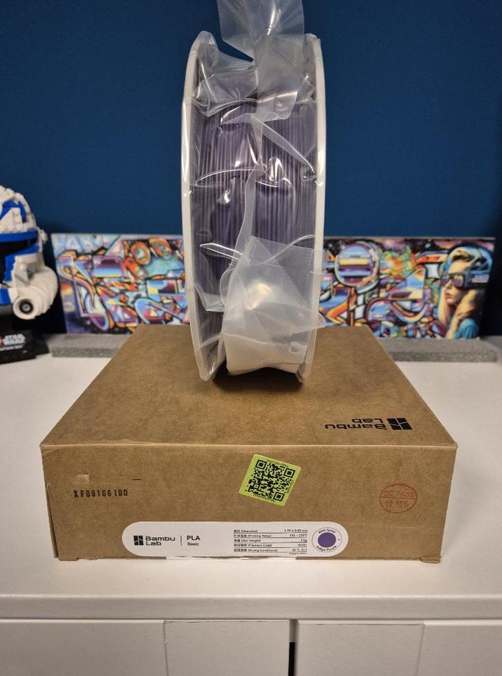 Bambu Lab PLA basic - Indigo purple (1kg), Computers en Software, 3D-printerbenodigheden, Nieuw, Ophalen of Verzenden