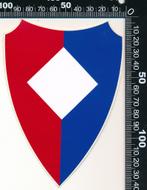 Sticker: Koninklijke Landmacht (Embleem), Ophalen of Verzenden, Zo goed als nieuw, Bedrijf of Vereniging