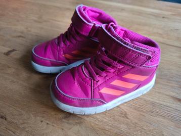Roze Adidas hoge sneakers 23,5 beschikbaar voor biedingen