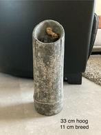 Betonlook vaas - Stijlvol en uniek, Steen, Overige kleuren, Ophalen of Verzenden, Zo goed als nieuw