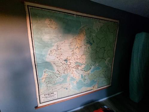 Kaart Europa, Antiek en Kunst, Antiek | Overige Antiek, Ophalen