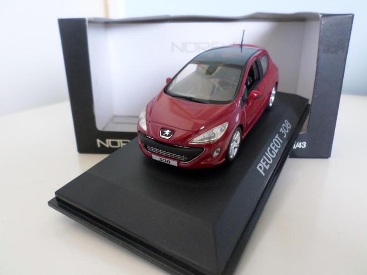 PEUGEOT 308 Driedeurs van 2007, Hobby en Vrije tijd, Modelauto's | 1:43, Nieuw, Auto, Norev, Ophalen of Verzenden