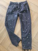 Super leuke broek met studs van Queen Hearts, maat M, Kleding | Dames, Maat 38/40 (M), Zwart, Ophalen of Verzenden, Zo goed als nieuw
