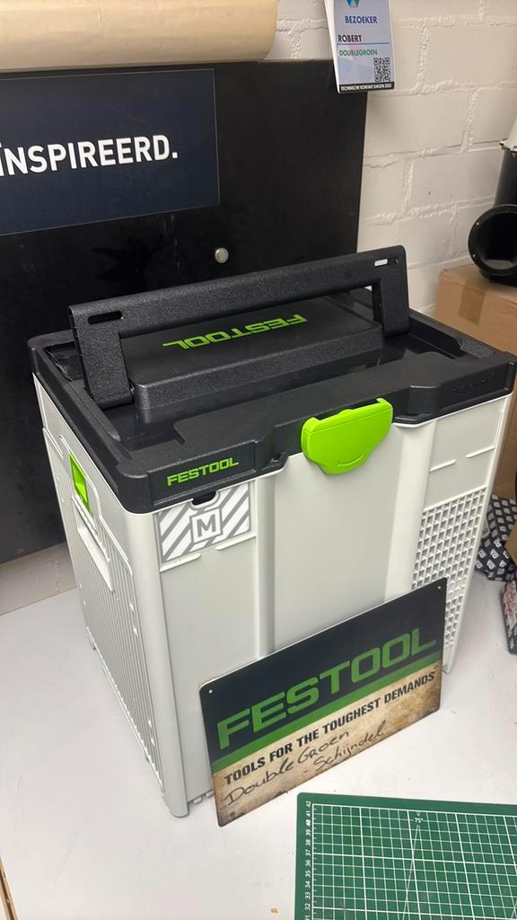 Nieuwe Festool SYS Air M, Doe-het-zelf en Verbouw, Gereedschap | Zaagmachines, Gebruikt, Decoupeerzaag, Minder dan 600 watt, 70 mm of meer