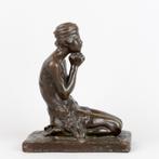 Auguste Falise, (1875-1936) Javaanse jongen brons, Ophalen of Verzenden