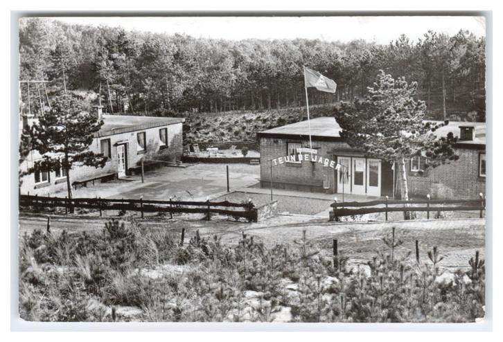 Schoorl, Jeugdherberg "Teun de Jager", Verzamelen, Ansichtkaarten | Nederland, Gelopen, Noord-Holland, 1960 tot 1980, Verzenden