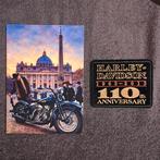 Harley patch, card, pin - 110th anniversary., Zo goed als nieuw