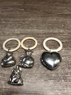 4 Oude zilveren bijtringen., Verzenden