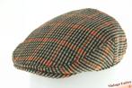 flatcap Platte pet Hawkins tweed oranje-groen 54, 59, 60, 61, Hawkins, Nieuw, Ophalen of Verzenden, Pet