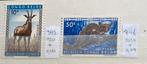 2 postzegels Belgisch Congo; dieren, Ophalen of Verzenden, Dier of Natuur