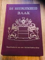 de Heerlijkheid BAAK door pater Jan Koekkoek C S Sp, Verzenden, Zo goed als nieuw