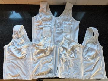 3x Thämert Longline BH met voorsluiting maat 85C beschikbaar voor biedingen