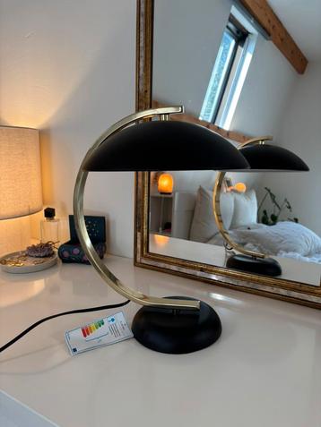 Zwart met gouden tafellamp, design  beschikbaar voor biedingen