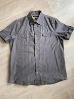 Third Republic grijze blouse - Maat L, Kleding | Heren, Ophalen of Verzenden, Gedragen, Grijs, Halswijdte 41/42 (L)