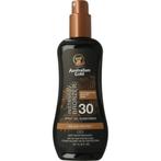 Australian gold spf 30 spray gel met bronzer, Ophalen of Verzenden, Nieuw, Zonnebrand of After Sun