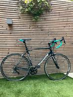 Bianchi Impulso Racefiets zwart/groen framemaat 54cm, Fietsen en Brommers, Fietsen | Racefietsen, 28 inch, Heren, Aluminium, Zo goed als nieuw