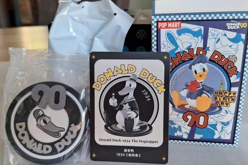 Donald Duck "Happy Birthday 90" The Dognapper 1934 (PopMart, Verzamelen, Poppetjes en Figuurtjes, Nieuw, Ophalen of Verzenden