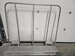 Platenwagen, gegalvaniseerd, afm. plateau 30x126cm., Doe-het-zelf en Verbouw, Transportwagens, 100 liter of meer, Ophalen, Gebruikt