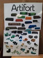 Artifort, 2 geplastificeerde reclame bladen, Ophalen of Verzenden