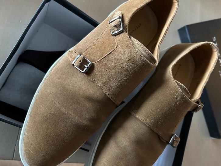 Opruiming Stefano Lauran Paris maat 44, Kleding | Heren, Schoenen, Gedragen, Gespschoenen, Bruin, Ophalen of Verzenden