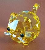 Swarovski chubby kat geel, Verzamelen, Swarovski, Ophalen of Verzenden, Nieuw