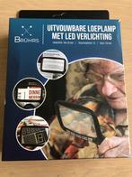 Brûhrs Loeplamp met LED Verlichting - Uitvouwbaar, Hobby en Vrije tijd, Vergrootglazen, Loepen en Loeplampen, Ophalen of Verzenden
