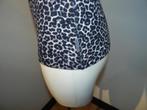Marccain leopard print top koel blauwe accenten N2/S, Overige kleuren, Verzenden, Zo goed als nieuw, Marccain