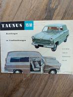 Ford Taunus 15M Bestelwagen Brochure - 1956, Ford, Ophalen of Verzenden, Zo goed als nieuw, Ford