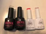 Diva gellak en primer, Sieraden, Tassen en Uiterlijk, Uiterlijk | Cosmetica en Make-up, Ophalen of Verzenden, Zo goed als nieuw
