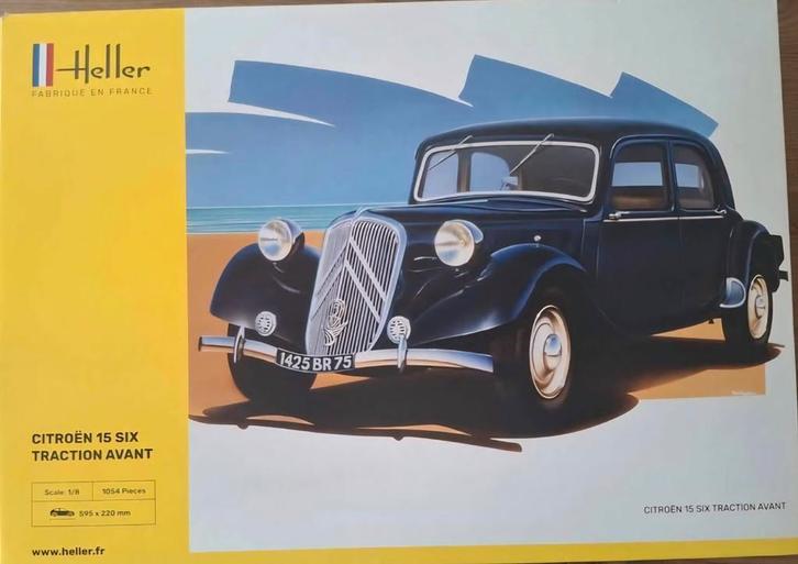 Heller Citroën Traction Avant 1:8 Bouwdoos, Hobby en Vrije tijd, Modelbouw | Auto's en Voertuigen, Nieuw, Auto, Groter dan 1:32