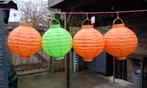 4x lampion op batterijen, Verzenden, Zo goed als nieuw, Versiering