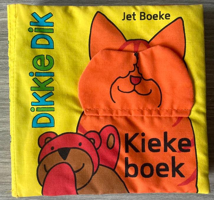 DIKKIE DIK Kiekeboe - Jet Boeke, Boeken, Kinderboeken | Baby's en Peuters, Zo goed als nieuw, Ophalen of Verzenden