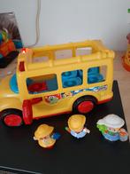 Fischer-price schoolbus met licht en geluid + 3 poppetjes, Kinderen en Baby's, Speelgoed | Fisher-Price, Met licht, Ophalen of Verzenden
